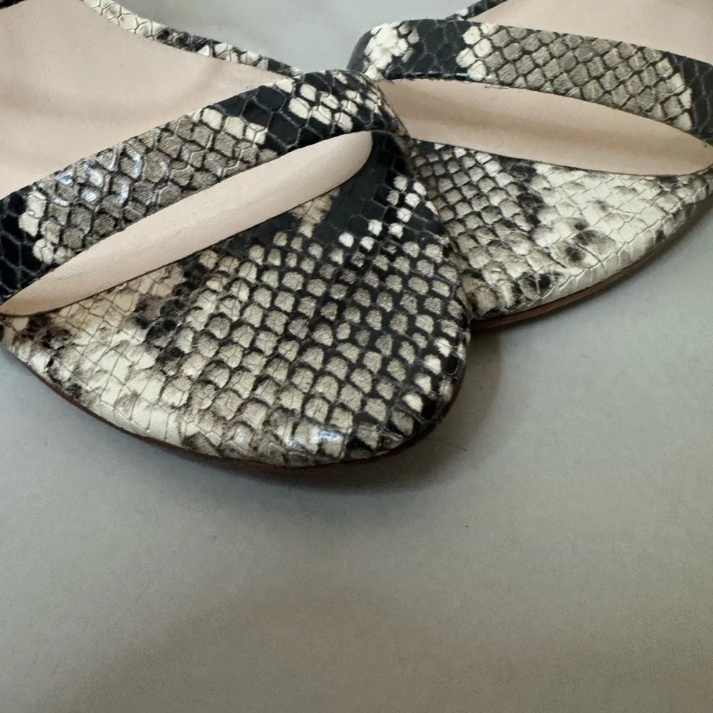 Sophia Webster Snakeskin Strappy Heels – Size 7.5, Ultra Chic Design - Picture 12 of 14